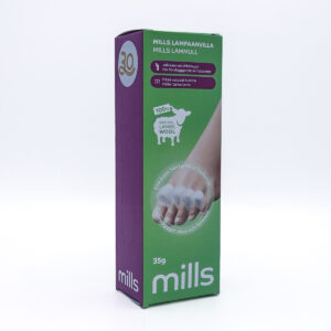 Mills lampaanvilla 35g - jalkasienen ja hiertymien ehkäisyyn