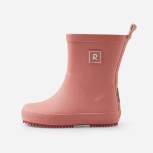Reima paljasjalkakumisaapas rose blush sävyssä, sivusta kuvattuna.